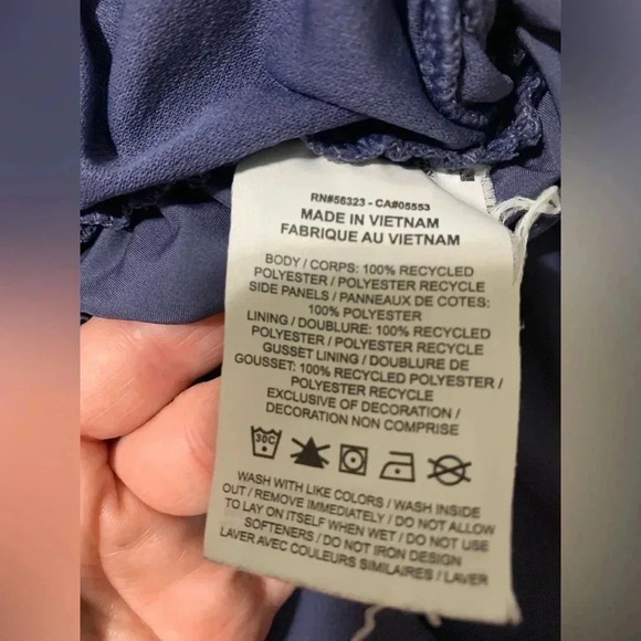 Women’s Nike Air Temo Dri-Fit Running Shorts Lined With Pockets Blue, Large, EUC - Picture 9 of 10